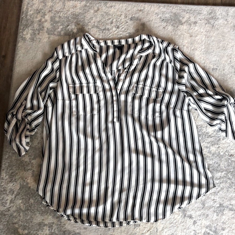 Torrid striped blouse